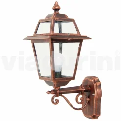 Lampada a muro da giardino in alluminio prodotta in Italia, Kristel