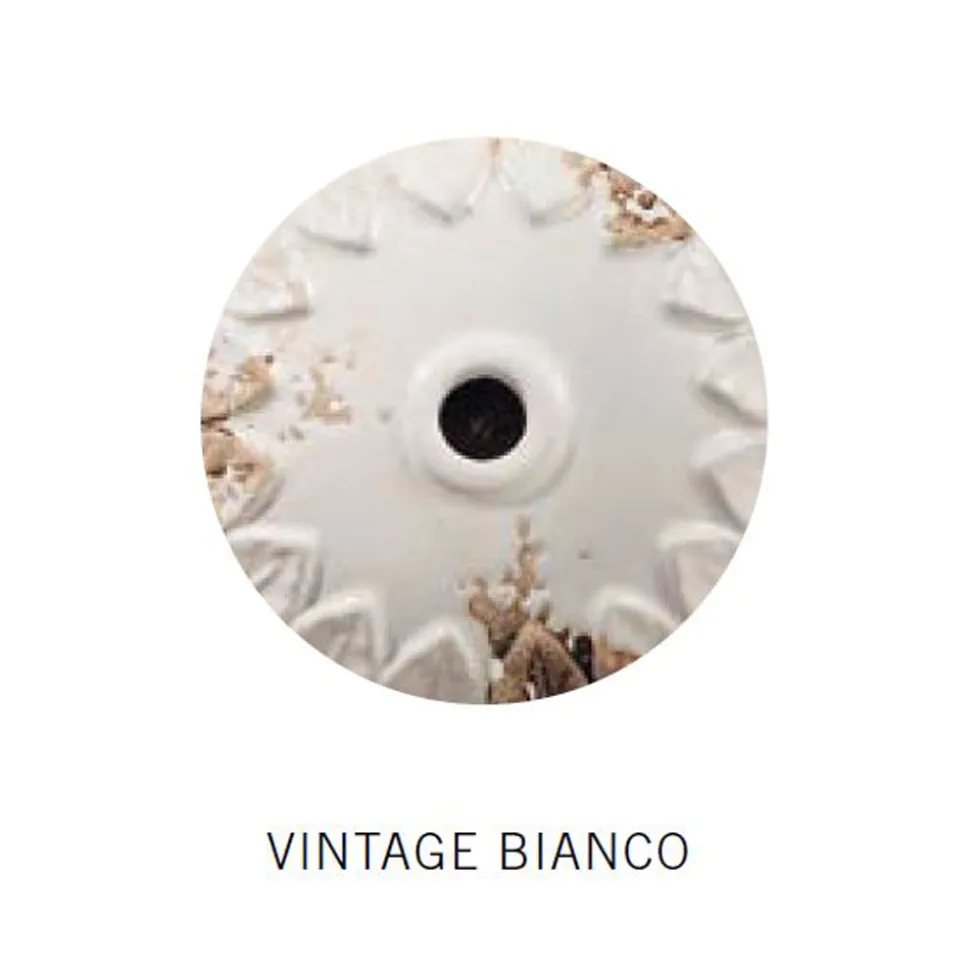 Lampada a Parete Artigianale a Mezzaluna in Ferro e Ceramica - Vintage