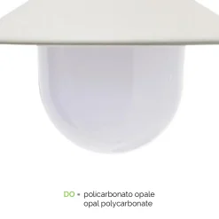 Lampada a Parete da Esterno Vintage in Alluminio Made in Italy - Cassandra