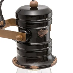 Lampada a Parete in Ferro e Ceramica Fatta a Mano Industriale - Urban