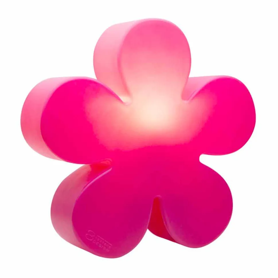 Lampada Appoggio per Interni o Esterni Design Moderno Fiore Colorato - Fiorestar