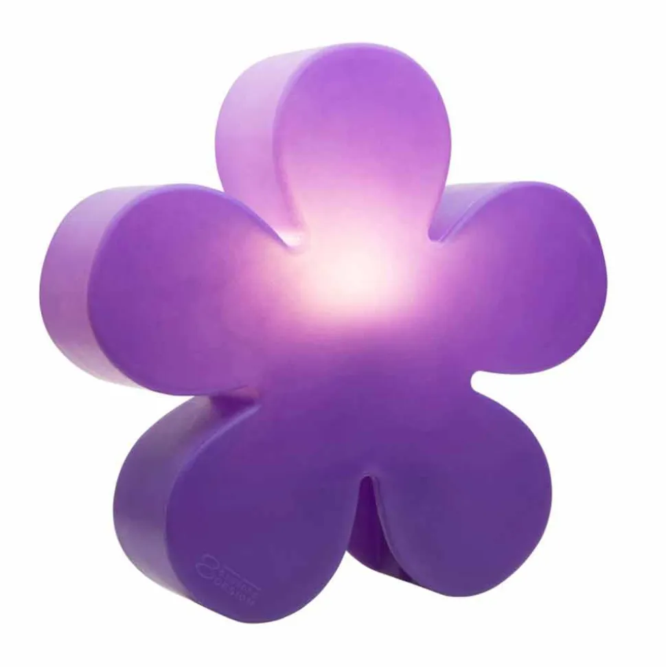 Lampada Appoggio per Interni o Esterni Design Moderno Fiore Colorato - Fiorestar