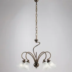 Lampada artigianale e metallo per ambienti raffinati Made in Italy– Cometa