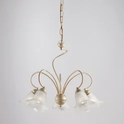 Lampada artigianale e metallo per ambienti raffinati Made in Italy– Cometa