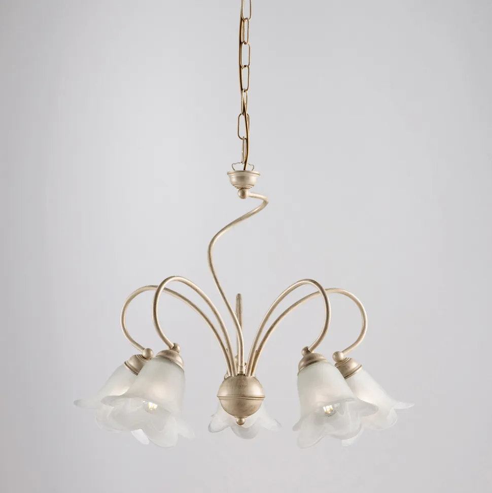 Lampada artigianale e metallo per ambienti raffinati Made in Italy– Cometa