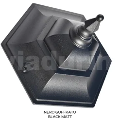 Lampada a Soffitto da Giardino in Vetro e 5 Finiture di Alluminio - Pinako