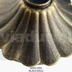 Lampada a Soffitto in Acrilico e Alluminio Nero Made in Italy - Trovanero
