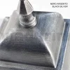 Lampada a Soffitto per Esterno in Alluminio e Vetro Sabbiato - Alchimista