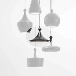 Lampada a Sospensione a LED in Ceramica- Lustrini L1 Aldo Bernardi