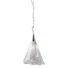 Lampada a Sospensione Artigianale in Vetro Veneziano Soffiato - Chrystal