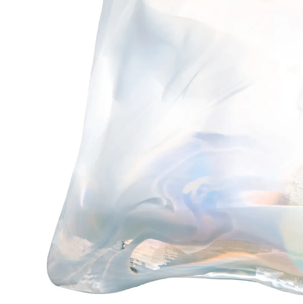 Lampada a Sospensione Artigianale in Vetro Veneziano Soffiato - Chrystal