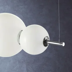 Lampada a Sospensione Artigianale in Vetro Veneziano Incamiciato - Jupiter