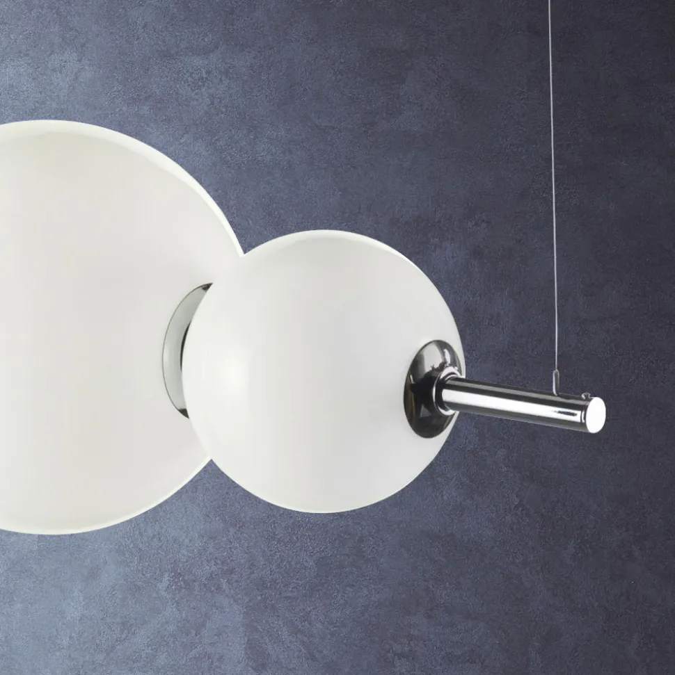 Lampada a Sospensione Artigianale in Vetro Veneziano Incamiciato - Jupiter