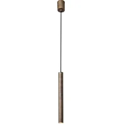 Lampada a sospensione cilindrica Ø4 Girasoli Il Fanale, made in Italy