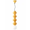 Lampada a Sospensione con 4 Elementi in Ceramica e Vetro Made in Italy - Copacabana
