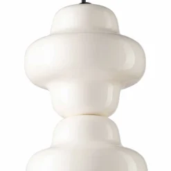 Lampada a Sospensione con 4 Elementi in Ceramica e Vetro Made in Italy - Copacabana