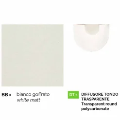 Lampada a sospensione da esterno in alluminio bianco made Italy,Anusca