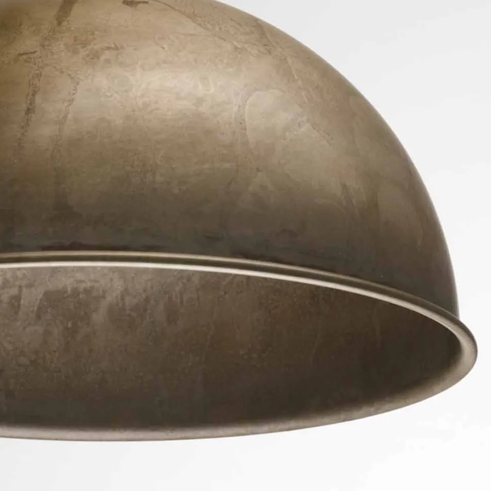 Lampada a sospensione design rustico Ø60 cm Galileo Il Fanale, made in Italy