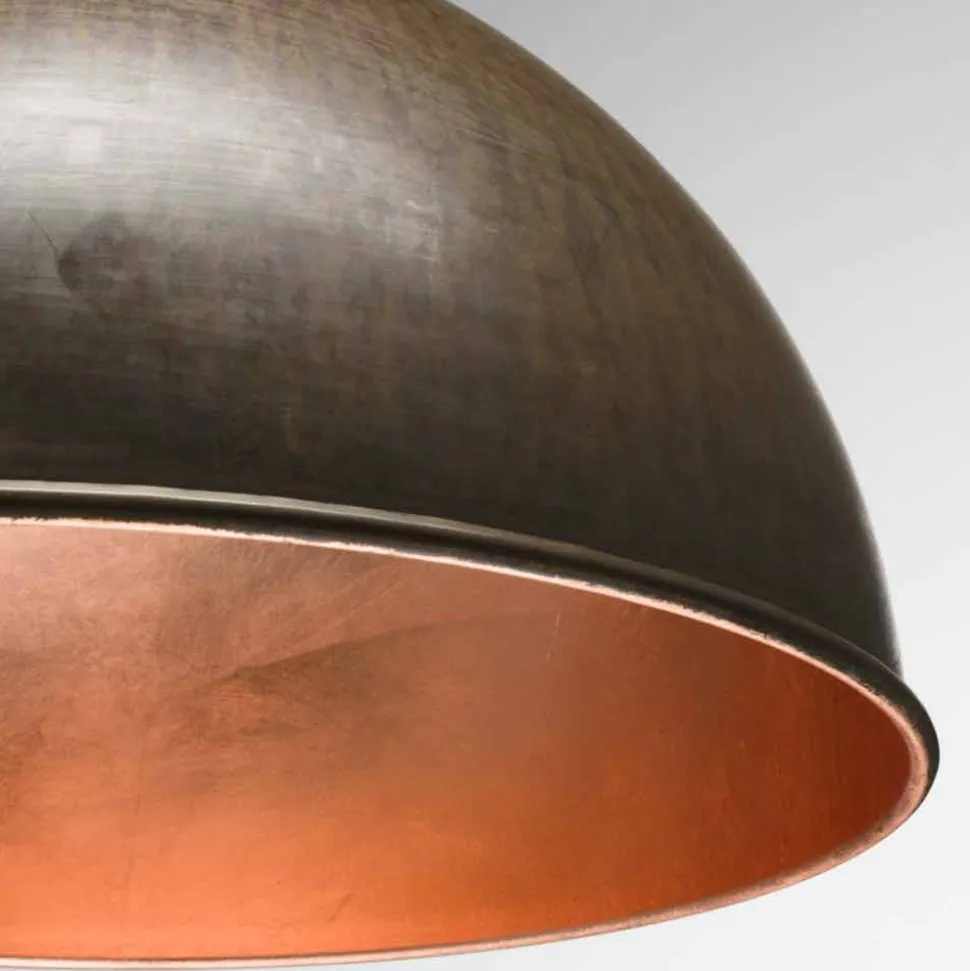 Lampada a sospensione design rustico Ø40 cm Galileo Il Fanale