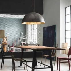 Lampada a sospensione design rustico Ø40 cm Galileo Il Fanale