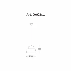 Lampada a Sospensione di Design in Alluminio – Cappadocia Aldo Bernardi