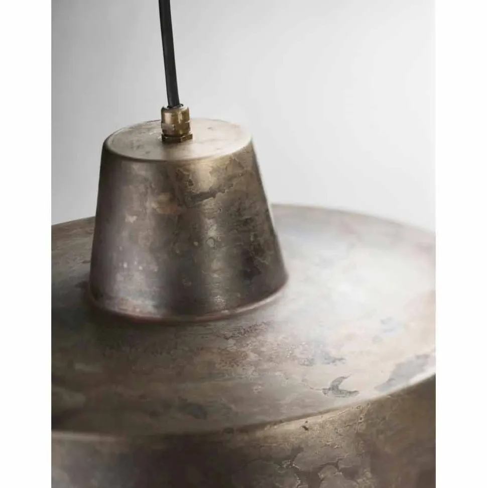 Lampada a sospensione di design in ferro anticato Jean Il Fanale