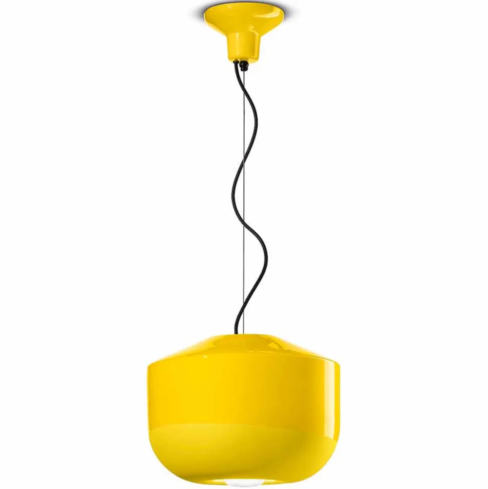 Lampada a Sospensione in Ceramica Colorata Made in Italy – Ferroluce Bellota