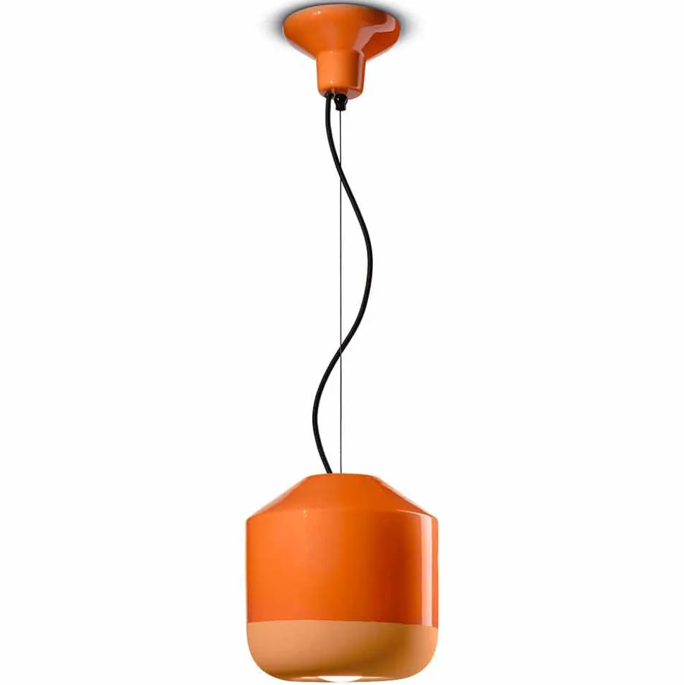 Lampada a Sospensione in Ceramica Colorata Made in Italy – Ferroluce Bellota