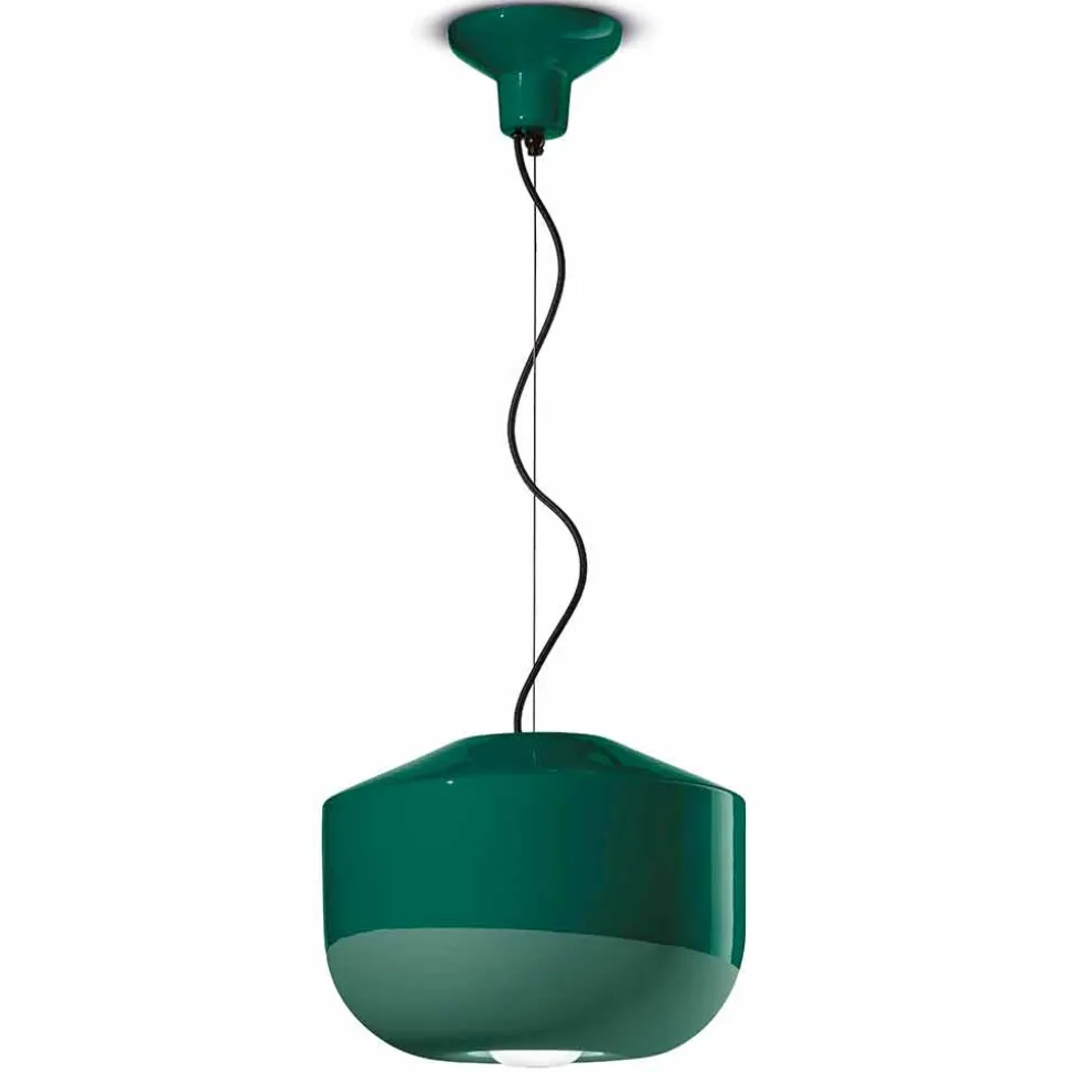 Lampada a Sospensione in Ceramica Colorata Made in Italy – Ferroluce Bellota