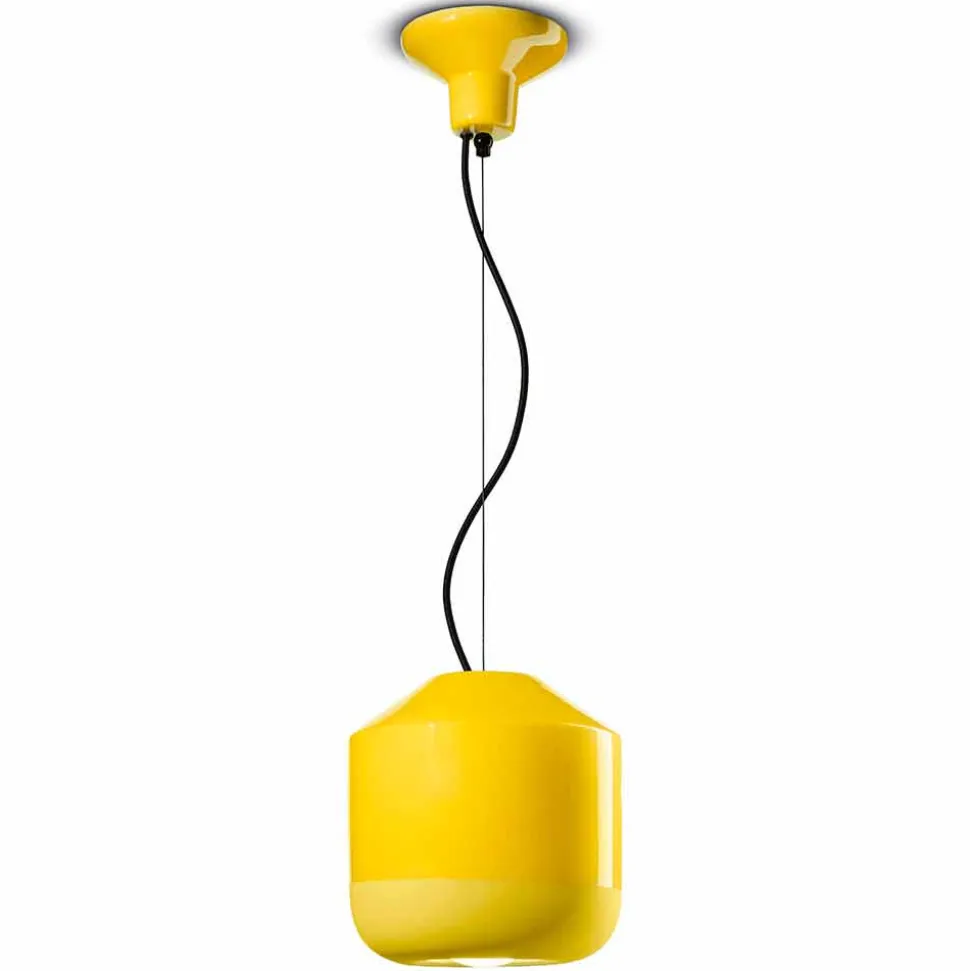 Lampada a Sospensione in Ceramica Colorata Made in Italy – Ferroluce Bellota