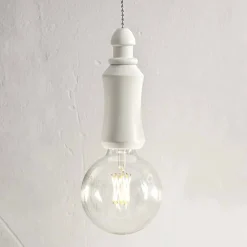 Lampada a Sospensione in Ceramica Made in Italy Shabby - Fate Aldo Bernardi