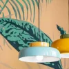Lampada a Sospensione in Ceramica Bicolor Made in Italy - Corcovado