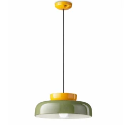 Lampada a Sospensione in Ceramica Bicolor Made in Italy - Corcovado