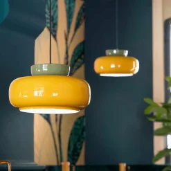 Lampada a Sospensione in Ceramica di Diverse Finiture Made in Italy - Corcovado