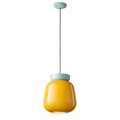 Lampada a Sospensione in Ceramica e Vetro Made in Italy - Corcovado