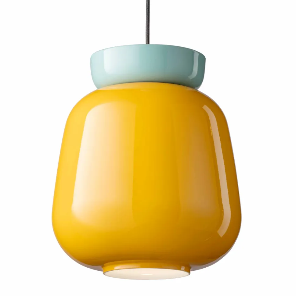 Lampada a Sospensione in Ceramica e Vetro Made in Italy - Corcovado