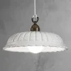Lampada a sospensione in ceramica Ø32 Anita Il Fanale
