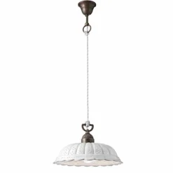Lampada a sospensione in ceramica Ø32 Anita Il Fanale