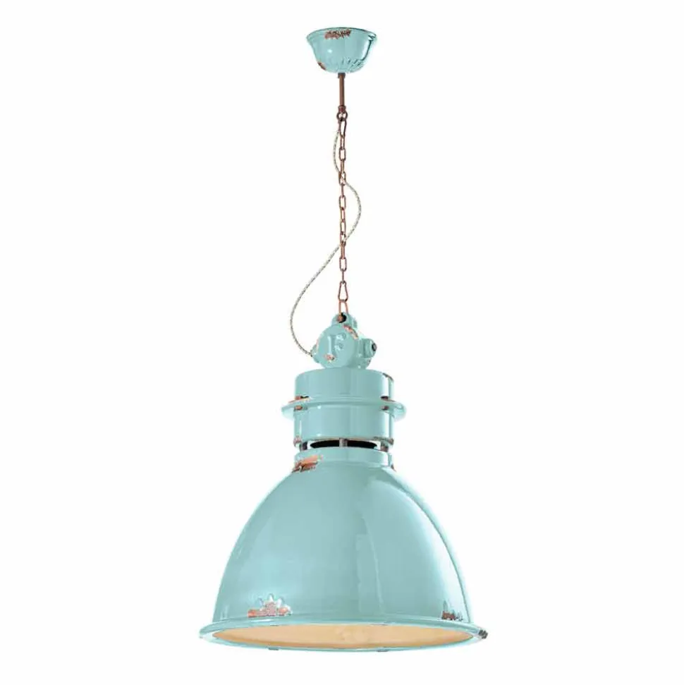 Lampada a sospensione industriale di design artigianale Katie