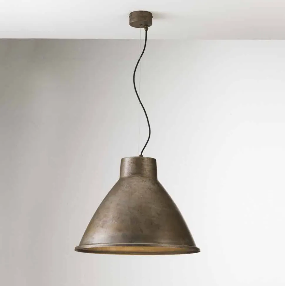 Lampada a sospensione industriale vintage Loft Grande Il Fanale