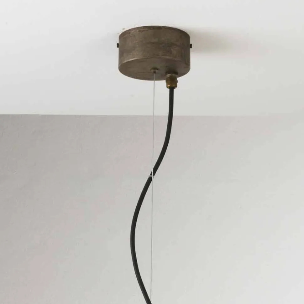 Lampada a sospensione industriale vintage Loft Grande Il Fanale