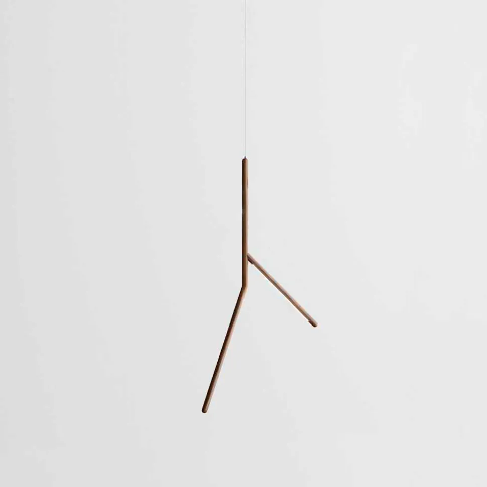 Lampada a Sospensione in Legno Massello in Diverse Finiture Made in Italy - Orlov