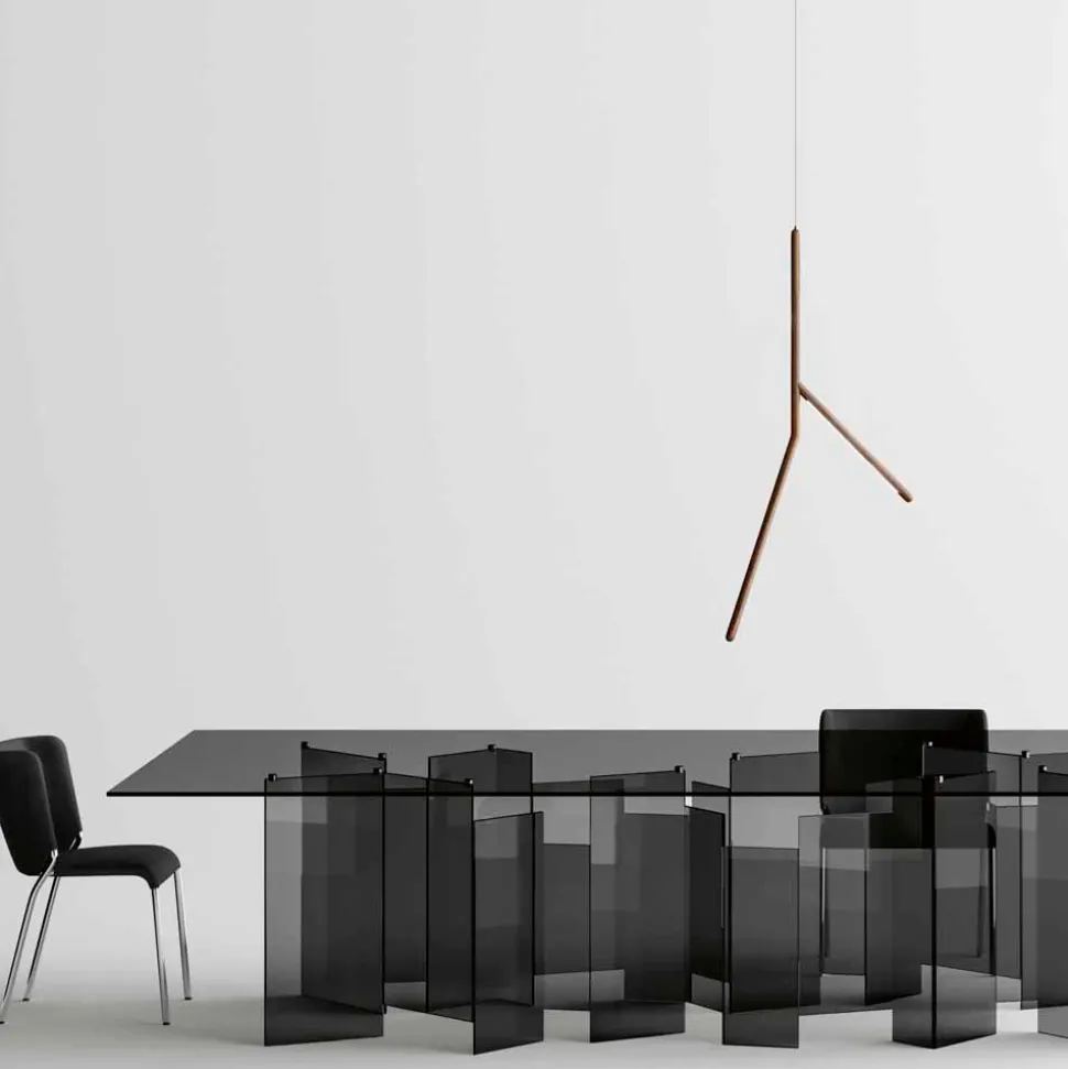 Lampada a Sospensione in Legno Massello in Diverse Finiture Made in Italy - Orlov