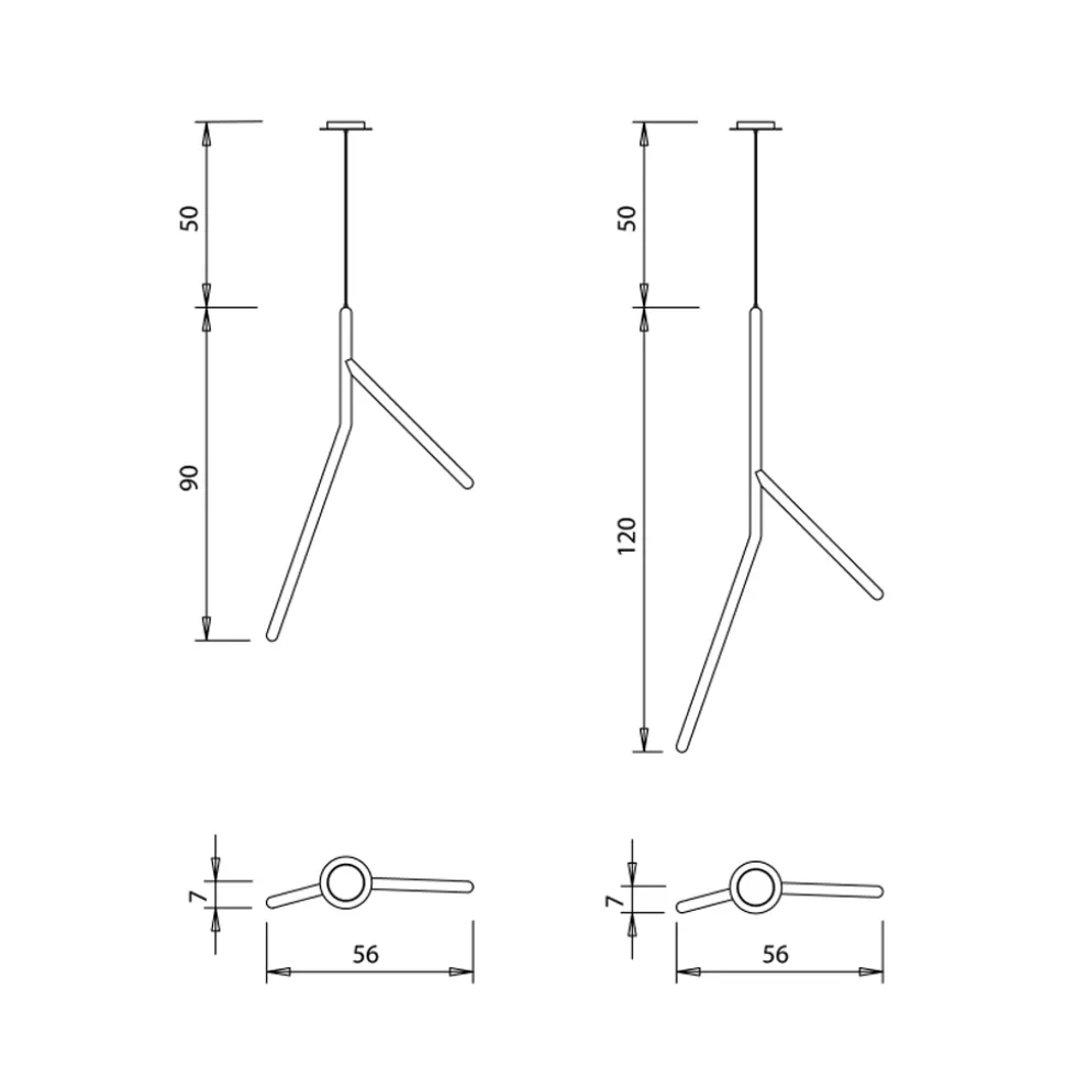 Lampada a Sospensione in Legno Massello in Diverse Finiture Made in Italy - Orlov