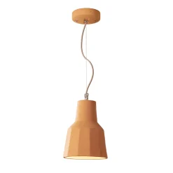 Lampada a Sospensione in Maiolica Toscana Fatta a Mano in Italia - Toscot Rossi