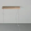 Lampada a Sospensione in Metallo Verniciato Oro e Vetro Soffiato - Birga