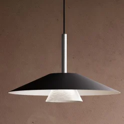 Lampada a Sospensione in Metallo di Diverse Finiture - Mira
