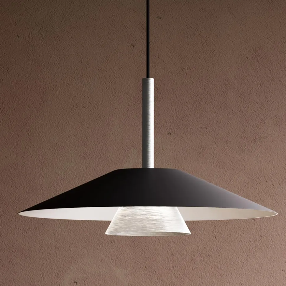 Lampada a Sospensione in Metallo di Diverse Finiture - Mira