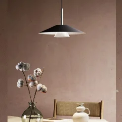Lampada a Sospensione in Metallo di Diverse Finiture - Mira
