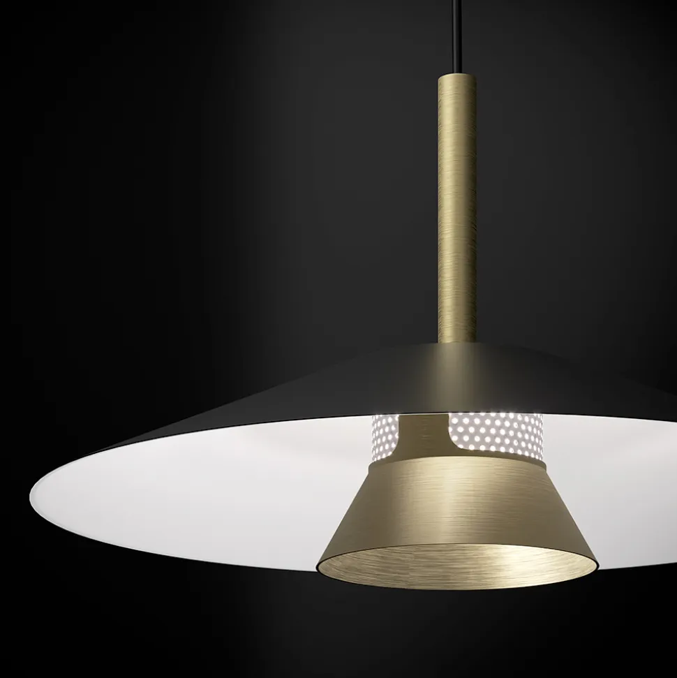 Lampada a Sospensione in Metallo di Diverse Finiture - Mira